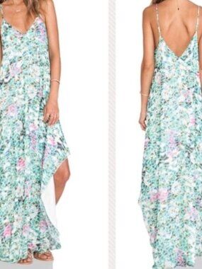 Lovers + Friends Multicolor abstract patten high-low dress, Perfect NWT